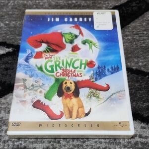 COLLECTORS EDITION DR. SEUSS HOW THE GRINCH STOLE CHRISTMAS DVD JIM CARREY